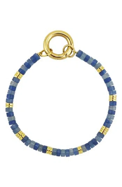 Rebl Semiprecious Stone Bracelet In Blue