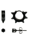 Rebl Spike Huggie & Stud Earrings Set