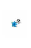 Rebl Star Crystal Single Earring In Metallic