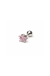 Rebl Star Crystal Single Earring In Metallic