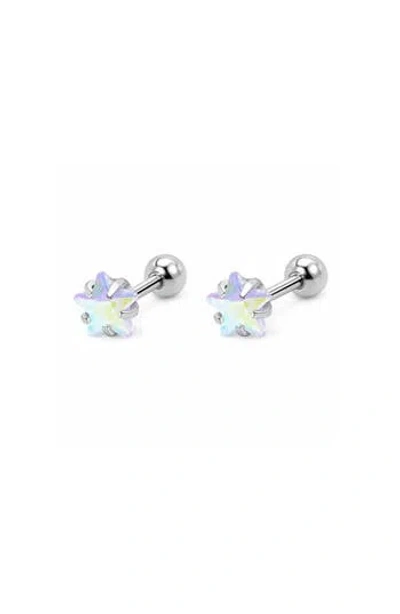 Rebl Star Crystal Single Earring In Metallic