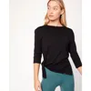 REBODY ACTIVE REBODY ACTIVE ANEN SIDE TIE 3/4 SLEEVE TOP