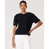 Rebody Active Cargo Short Sleeve Top In Black