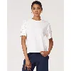 Rebody Active Cargo Short Sleeve Top In White