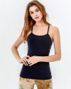 Rebody Active Dove Cloudlux Bra Tank In Metropolis Black