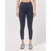 Rebody Active Hybrid Legging High Waist Crop Leggings 23" In Space Navy