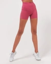 Rebody Active Hybrid Short High Waist 4" In Fuschia