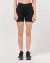 Rebody Active Hybrid Short High Waist 4" In Metropolis Black