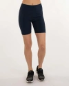 REBODY ACTIVE REBODY ACTIVE INCLINE SILKIFLEX HIGH WAIST BIKER SHORT 6"