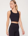 Rebody Active Juno Cloudlux Longline Bra In Metropolis Black