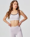 Rebody Active Luna Cloudlux Bra In Lilac Quartz/charcoal