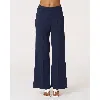Rebody Active Madison Pintuck Wide Leg Scuba Pant 30" In Cool Navy