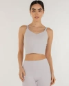Rebody Active Maia Cloudlux Longline Bra In Lilac Quartz