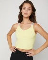 Rebody Active Maia Cloudlux Longline Bra In Yellow Iris