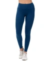 Rebody Active Phoenix Fleece Pocket Legging In Poseidon Blue