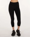 Rebody Active Power Up Silkiflex Leggings 21.5" In Midnight Black