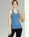 Rebody Active Primer Racerback Yoga Tank In Blue