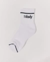 Rebody Active Ready To Mid Crew Socks In White