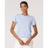Rebody Active Rebody Essentials Short Sleeve Crop Tee In Baby Blue
