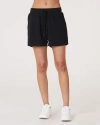 Rebody Active Retreat Waffle Short 4" In Black