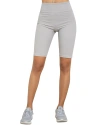 Rebody Active Utility Silkiflex Pocket Biker Shorts 8" In Lilac Grey