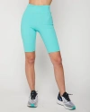 Rebody Active Utility Silkiflex Pocket Biker Shorts 8" In Spearmint