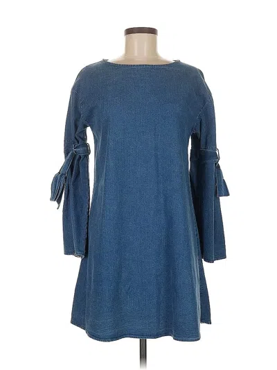Pre-owned Reborn Casual Dress In Blue