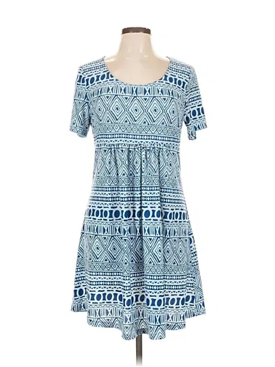 Pre-owned Reborn Casual Dress In Blue