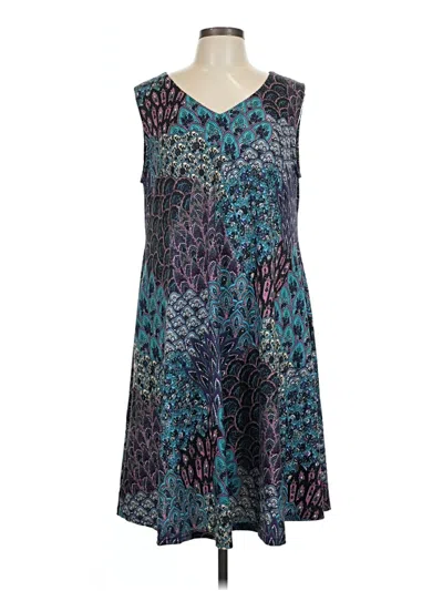 Pre-owned Reborn Casual Dress In Blue