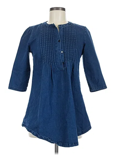 Pre-owned Reborn Casual Dress In Blue