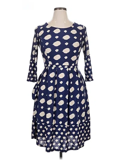 Pre-owned Reborn Casual Dress In Blue