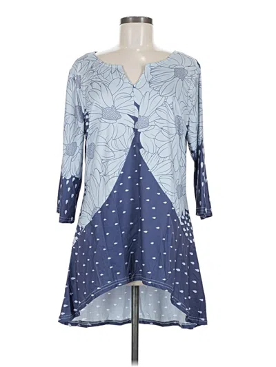 Pre-owned Reborn Casual Dress In Blue