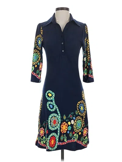 Pre-owned Reborn Casual Dress In Blue