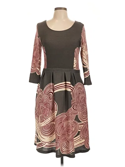 Pre-owned Reborn Casual Dress In Brown