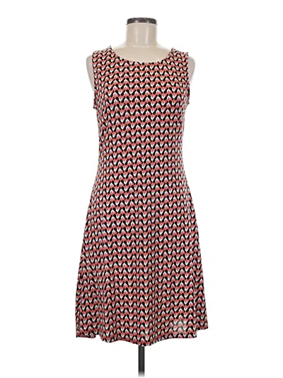 Pre-owned Reborn Casual Dress In Burgundy