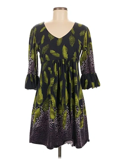 Pre-owned Reborn Casual Dress In Green