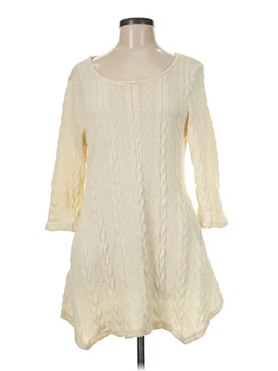 Pre-owned Reborn Casual Dress In Ivory