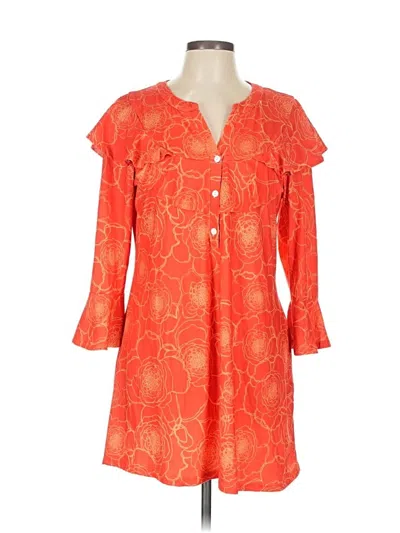 Pre-owned Reborn Casual Dress In Orange