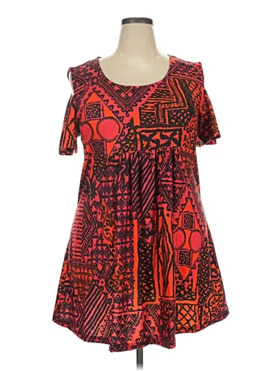 Pre-owned Reborn Casual Dress In Orange