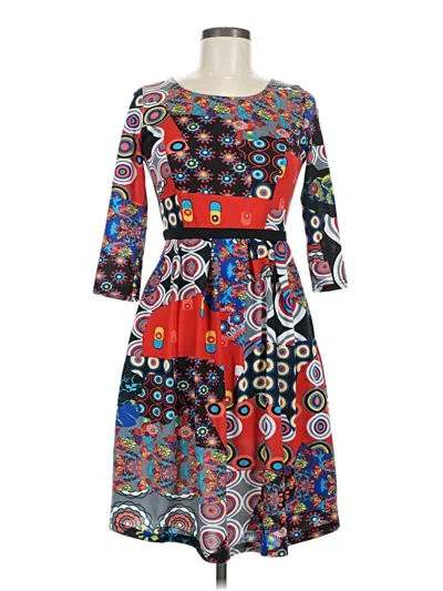 Pre-owned Reborn Casual Dress In Red
