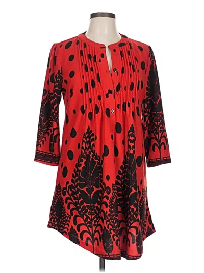 Pre-owned Reborn Casual Dress In Red