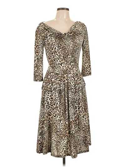 Pre-owned Reborn Cocktail Dress In Brown
