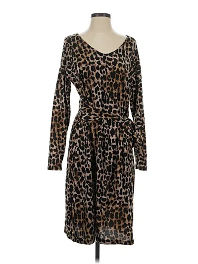 Pre-owned Reborn J Casual Dress In Brown