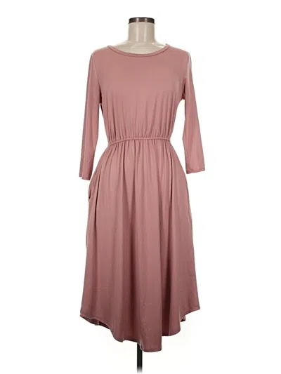 Pre-owned Reborn J Casual Dress In Pink