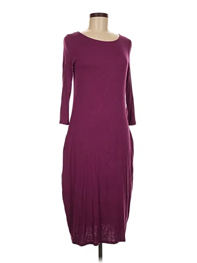 Pre-owned Reborn J Casual Dress In Purple