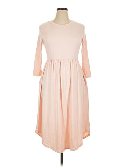 Pre-owned Reborn J Casual Dress In Tan