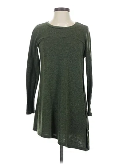 Pre-owned Reborn J Long Sleeve Top Green Boatneck Tops