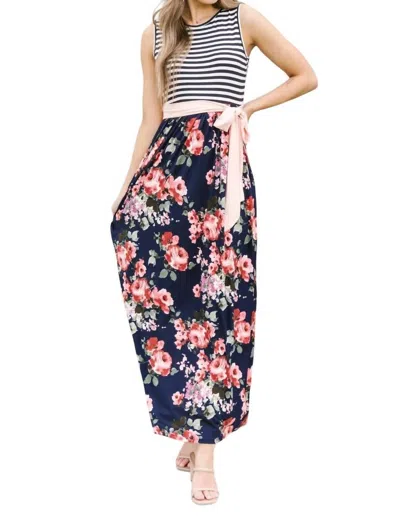 Reborn J Perfect Twist Maxi Dress In Multi