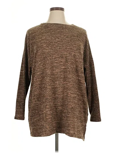 Pre-owned Reborn J Pullover Sweater In Brown