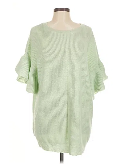 Pre-owned Reborn J Pullover Sweater In Green